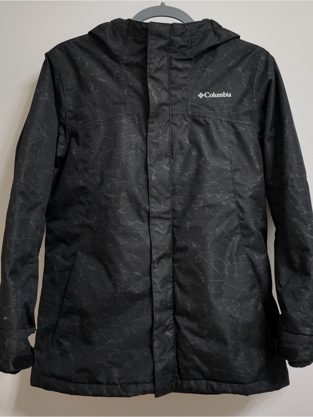 Columbia Interchange Girls XL 18/20 3 in 1 Winter Coat Omni Heat Black